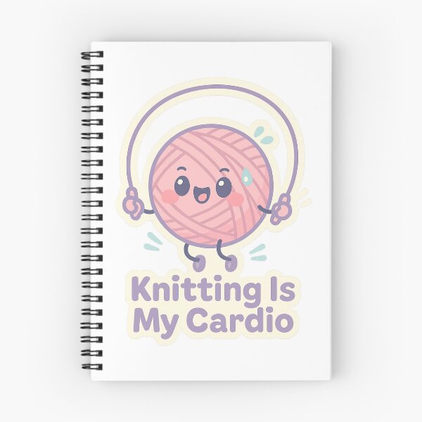 Item preview, Knitting is my cardio  designed and sold by Iail Ioa.
