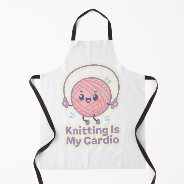 Item preview, Knitting is my cardio designed and sold by Iail Ioa.