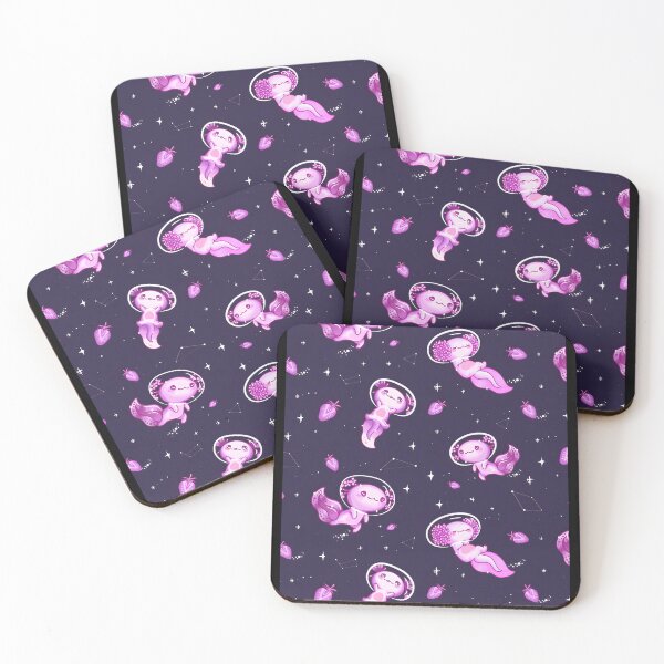 Item preview, Kawaii Axolotl Space Astronaut Pattern designed and sold by MitchellMccuddy.
