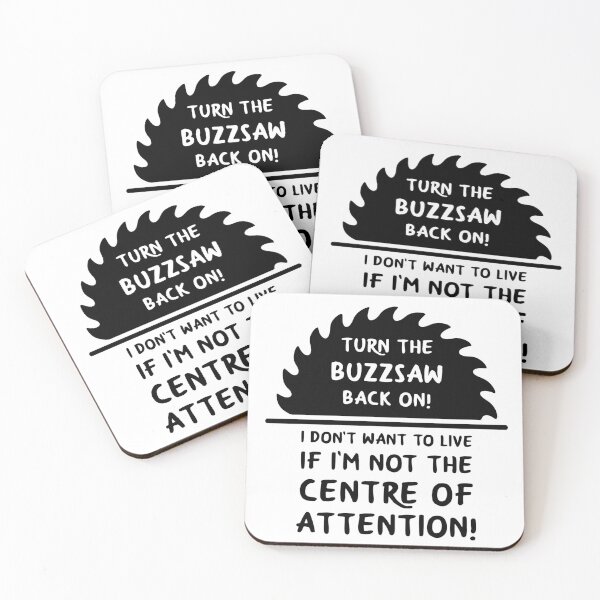 Item preview, SF LIVE || Buzzsaw (black) designed and sold by CloudyAppleArt.