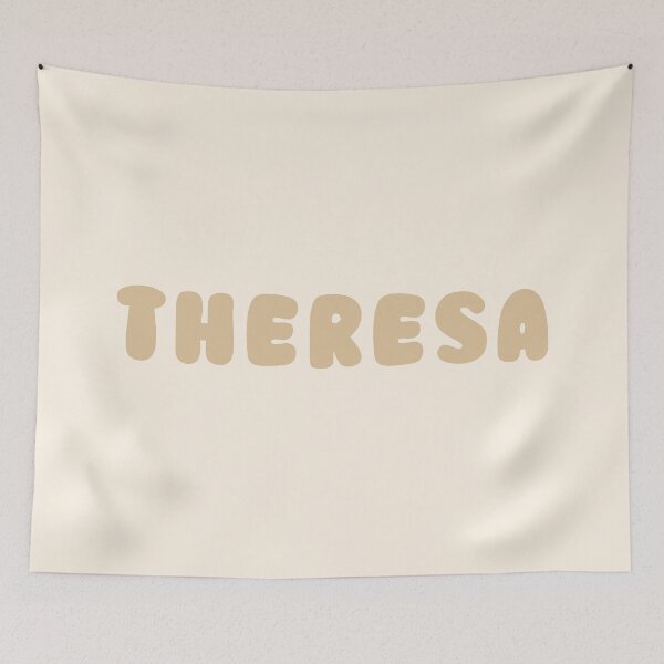 Item preview, Beige Theresa – Minimalist Personalized Name Design designed and sold by karolinahinc.