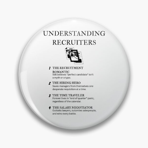 Item preview, Understanding Recruiters – The Real MVPs Behind “We’ll Let You Know” designed and sold by PsyFlow35.