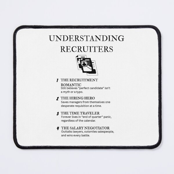 Item preview, Understanding Recruiters – The Real MVPs Behind “We’ll Let You Know” designed and sold by PsyFlow35.