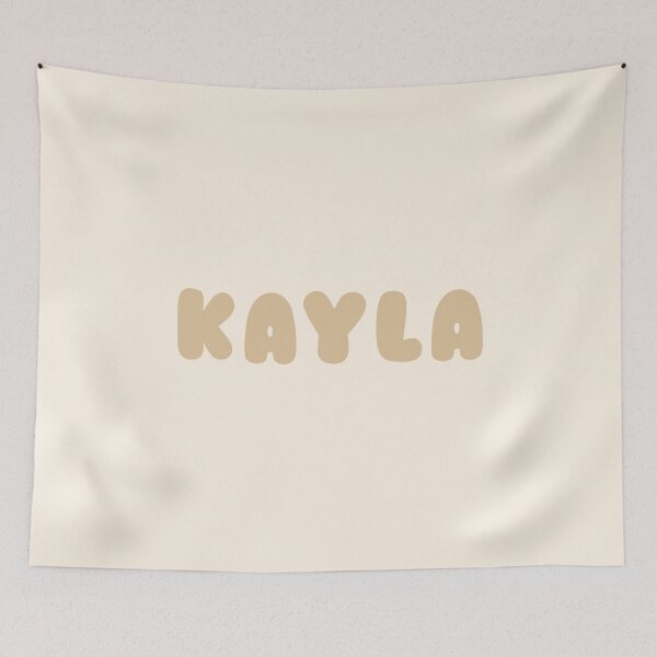 Item preview, Beige Kayla – Minimalist Personalized Name Design designed and sold by karolinahinc.