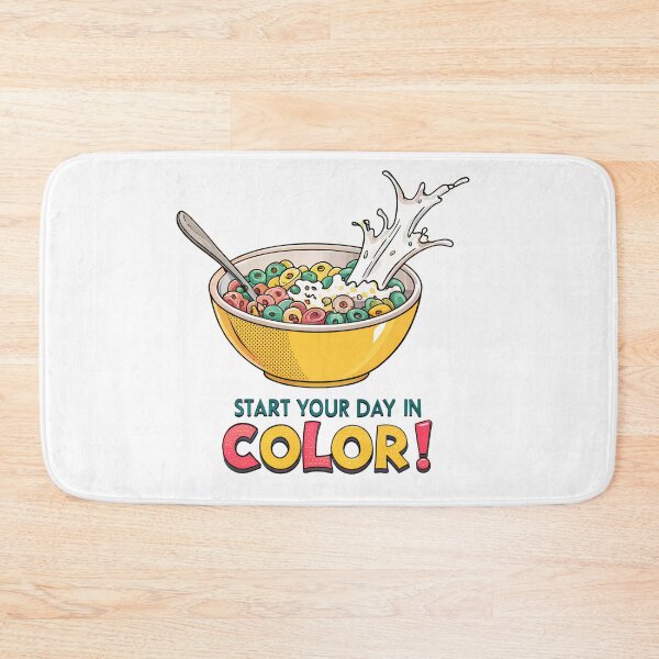 Item preview, Colorful Cereal Loops Pop Art – Fun Breakfast Retro Design designed and sold by VividOrganica.