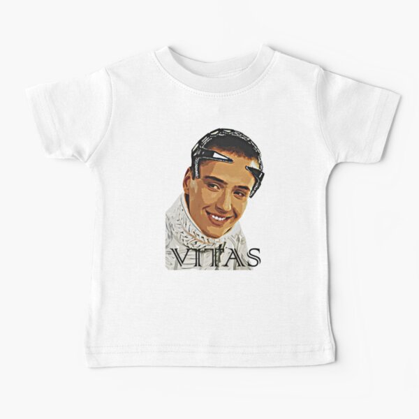 Text Vitas Smile Russian Singer Meme Baby T-Shirt