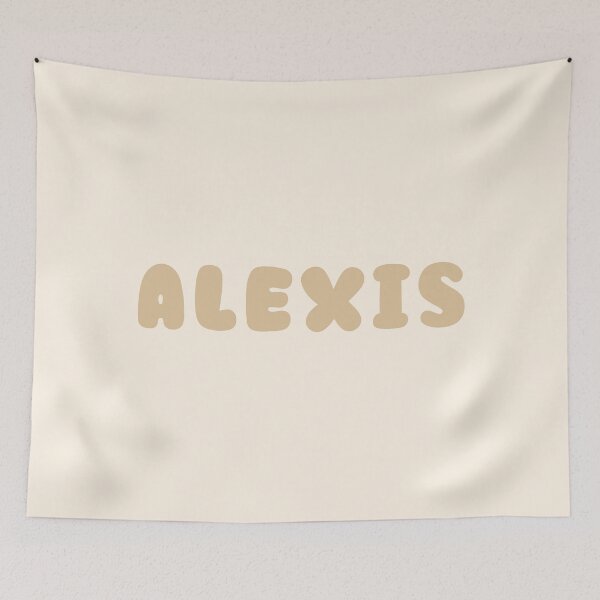 Item preview, Beige Alexis – Minimalist Personalized Name Design designed and sold by karolinahinc.