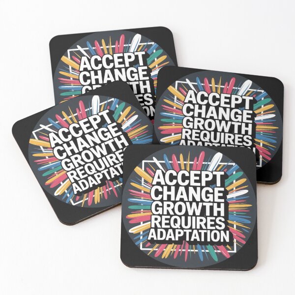 Item preview, Accept Change Growth Requires Adaptation 2 – Thrive Through Flexibility & Progress designed and sold by The Breathtaking You.