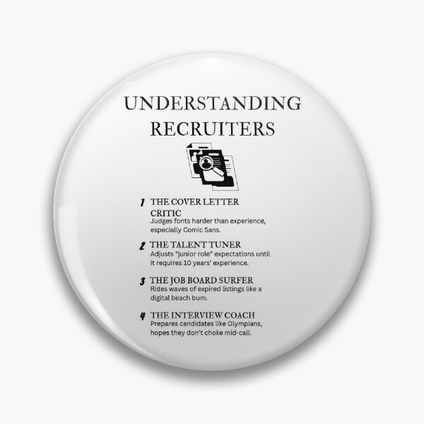 Item preview, Understanding Recruiters – Where Coffee Meets Candidate Chaos designed and sold by PsyFlow35.