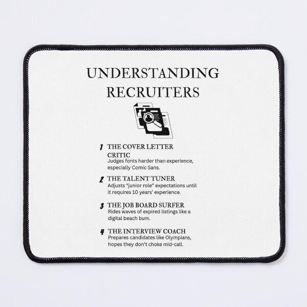 Item preview, Understanding Recruiters – Where Coffee Meets Candidate Chaos designed and sold by PsyFlow35.