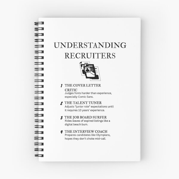 Item preview, Understanding Recruiters – Where Coffee Meets Candidate Chaos designed and sold by PsyFlow35.