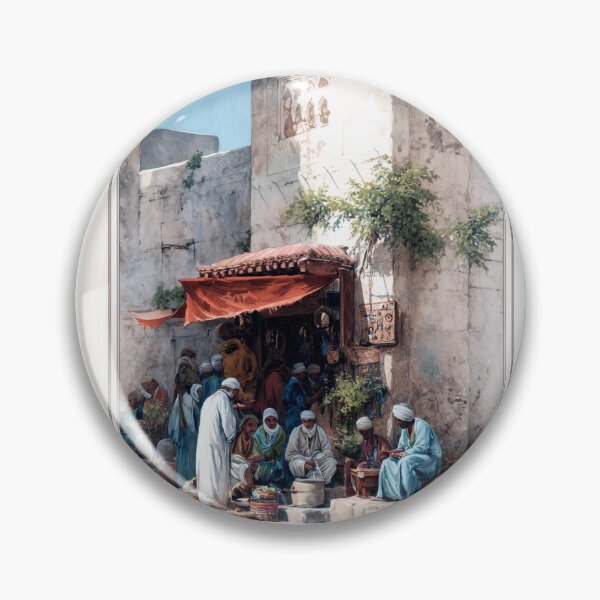 Item preview, Orientalist Market Scene designed and sold by djovan.
