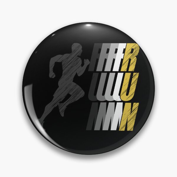 Item preview, Runners High: Dynamic Silhouette Runner & Distressed Text designed and sold by ifundesign.