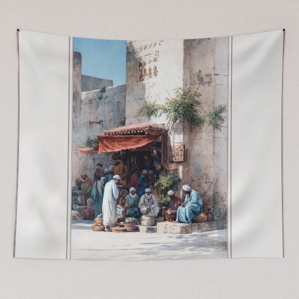 Item preview, Orientalist Market Scene designed and sold by djovan.