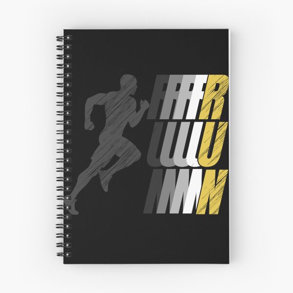 Item preview, Runners High: Dynamic Silhouette Runner & Distressed Text designed and sold by ifundesign.