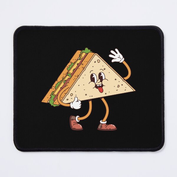 Item preview, Sandwich Vintage Happy Food Mascot Design designed and sold by insiyah7253.