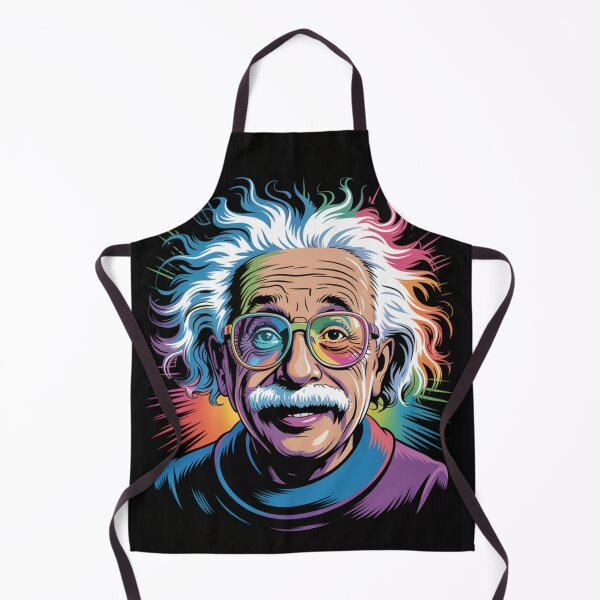 Item preview, Pop Genius — Neon Portrait with Rainbow Glasses designed and sold by FusiTink.