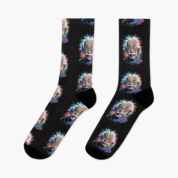 Item preview, Pop Genius — Neon Portrait with Rainbow Glasses designed and sold by FusiTink.