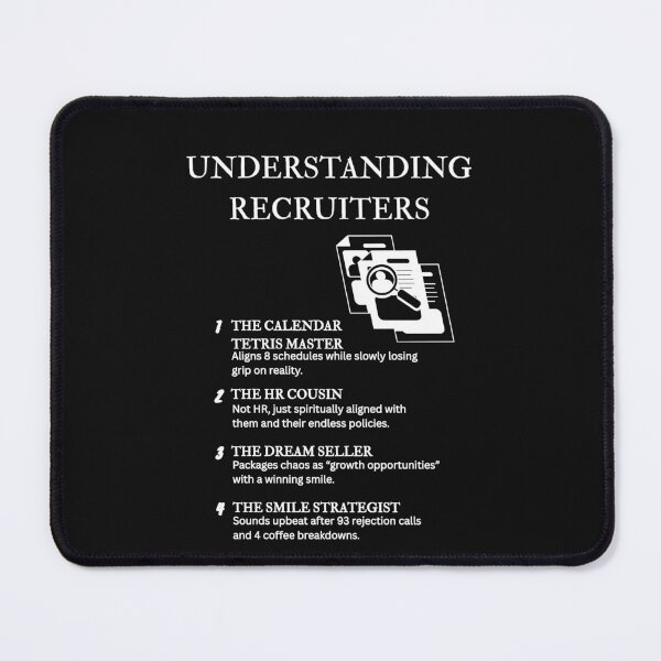 Item preview, Understanding Recruiters – For Those Who Can Sell Any Job to Anyone – Black designed and sold by PsyFlow35.