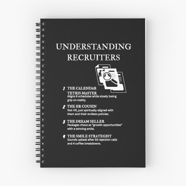 Item preview, Understanding Recruiters – For Those Who Can Sell Any Job to Anyone – Black designed and sold by PsyFlow35.