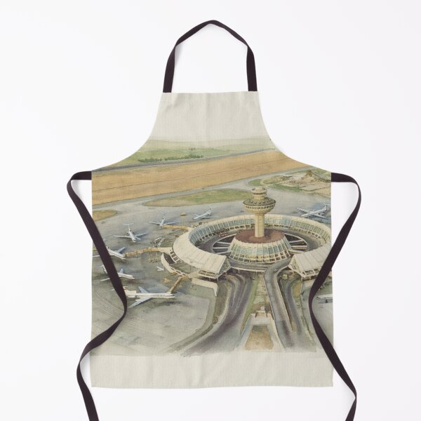 Item preview, Yerevan Zvartnots Airport – Soviet Aviation Watercolor Art Print designed and sold by EMairplanes.