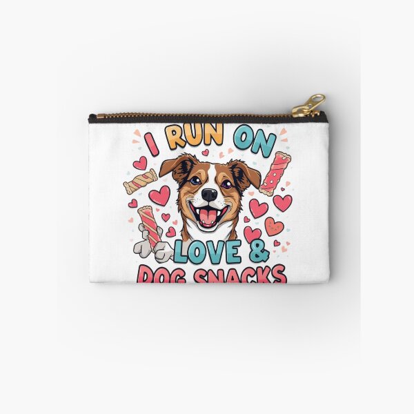 Item preview, I Run On Love & Dog Snacks – Cute Dog Lover Funny Design designed and sold by Activity01.