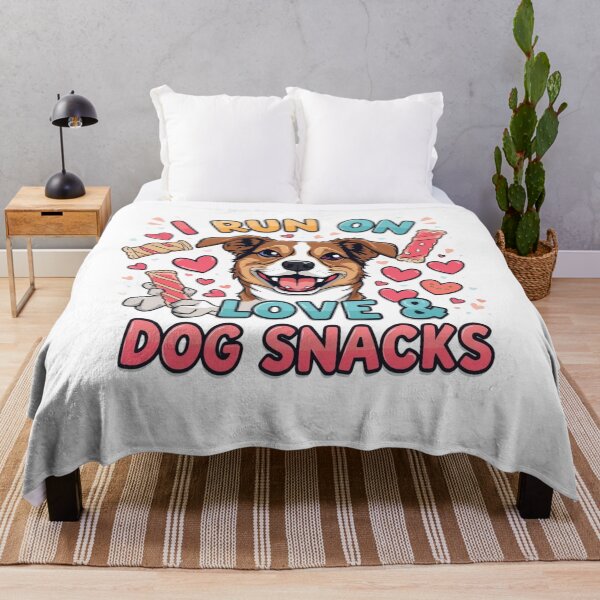 Item preview, I Run On Love & Dog Snacks – Cute Dog Lover Funny Design designed and sold by Activity01.
