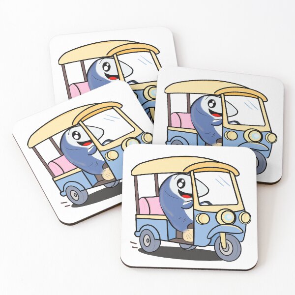 Item preview, Tuk-Tuk Driver Fish — Cute Thailand Taxi designed and sold by AmaiDream.