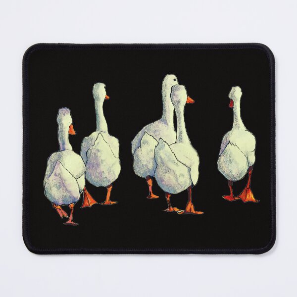 Item preview, Gaggle of Geese Walking, Goose and Ganders designed and sold by JoyfulWhimsy.