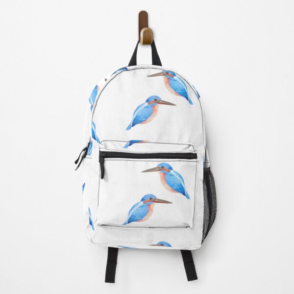 Item preview, Watercolor Kingfisher Birds - Vibrant Blue Wildlife Art designed and sold by Ana-Iglesias.