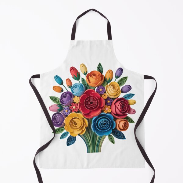 Item preview, Paper Quilled Flower Bouquet Art designed and sold by VividOrganica.