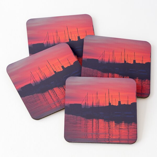 Item preview, Red Sunset in Marseille designed and sold by CarolinaReina.