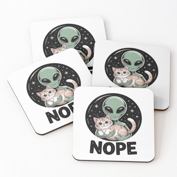 Item preview, Cat and Alien designed and sold by DrewLeuschke.