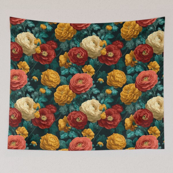 Item preview, Unique Elegant Ranunculus Florals For Rustic Charm designed and sold by RoyalStarsPatts.