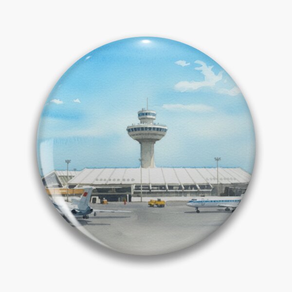 Item preview, Yerevan Airport – Soviet Aviation Watercolor Artwork designed and sold by EMairplanes.