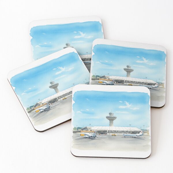 Item preview, Yerevan Airport – Soviet Aviation Watercolor Artwork designed and sold by EMairplanes.