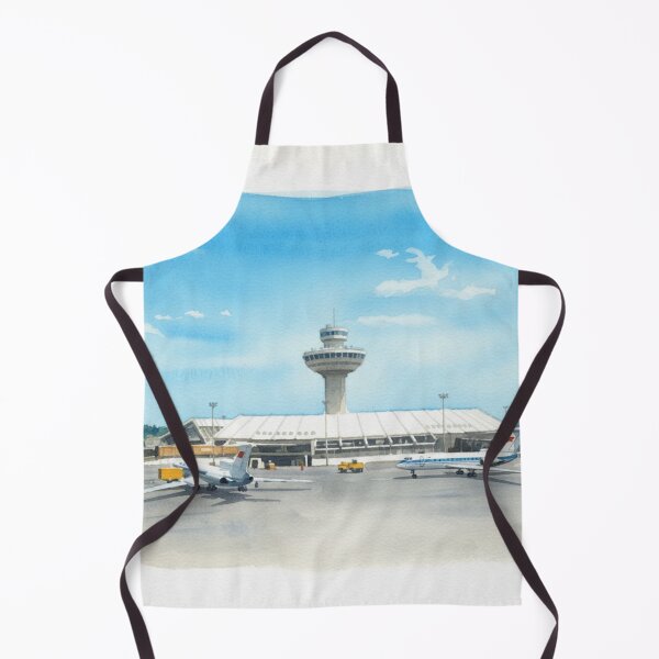 Item preview, Yerevan Airport – Soviet Aviation Watercolor Artwork designed and sold by EMairplanes.