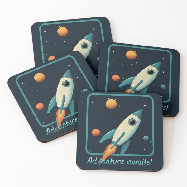 Item preview, Adventure Awaits space scape  designed and sold by PropRocket.