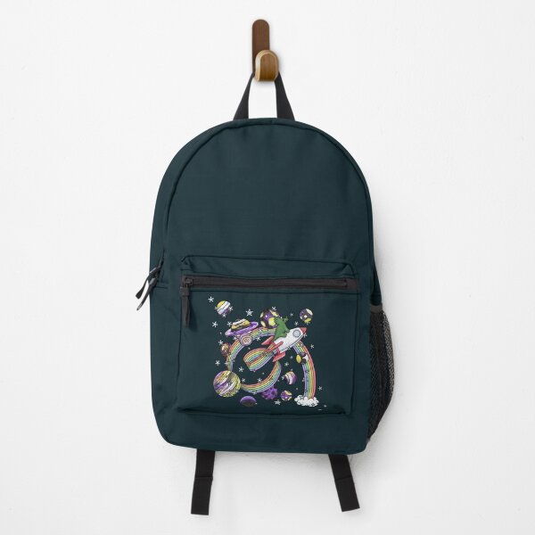 Item preview, Dino and the Rocket in Enby Space designed and sold by Art by Veya.