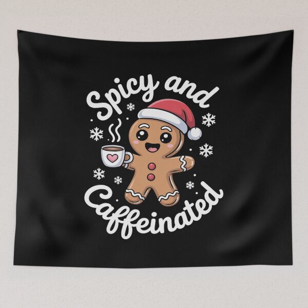 Item preview, Caffeinated Coffee Gingerbread Christmas Xmas designed and sold by marcusry.