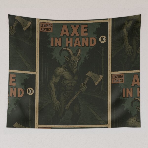 Item preview, Goatman: Axe In Hand designed and sold by bapupa.