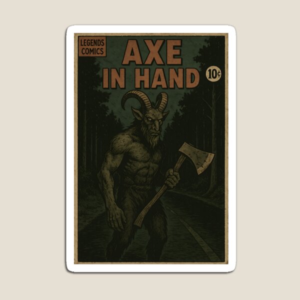 Item preview, Goatman: Axe In Hand designed and sold by bapupa.