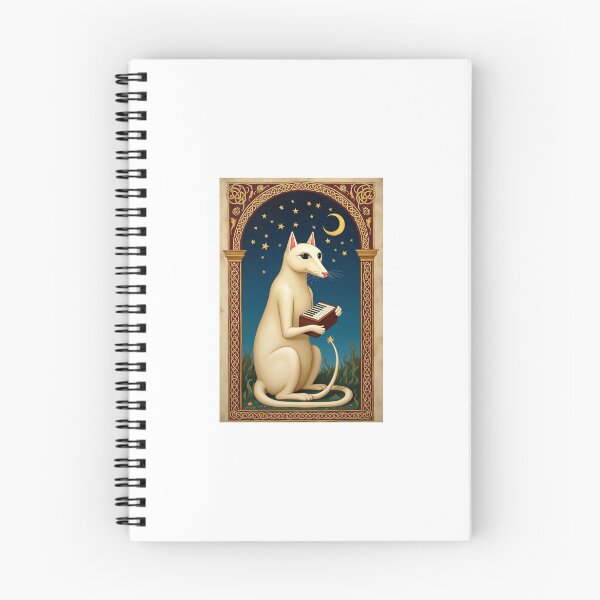 Item preview, Cream Cat Playing Organ Medieval Art designed and sold by PictorialWhimsy.