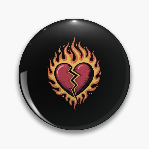 Item preview, Broken Heart Flaming designed and sold by DrewLeuschke.