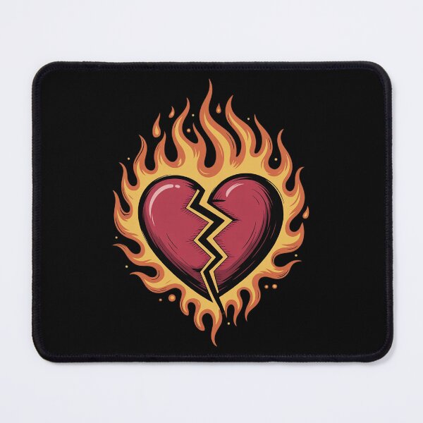 Item preview, Broken Heart Flaming designed and sold by DrewLeuschke.