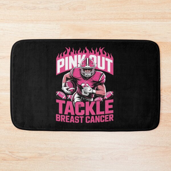 Item preview, Breast Cancer Awareness Support Football 1 designed and sold by AmparoBoyle.