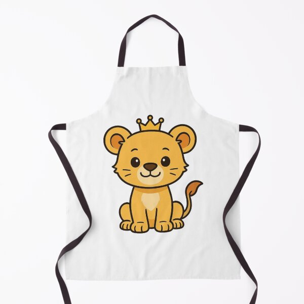 Item preview, Baby Lion Cub Wearing Crown – Cute Royal Animal Character designed and sold by Confuzz1ed.