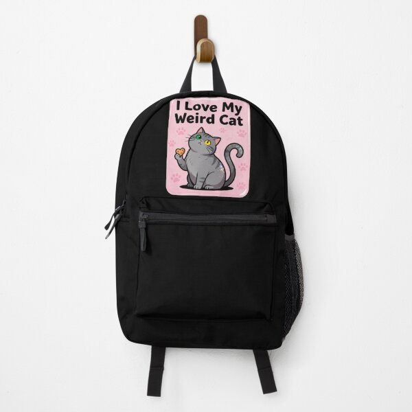 Item preview, "I Love My Weird Cat" Sparkle Design - Funny Odd-Eyed Pet Lover Gift designed and sold by shrouk basha.