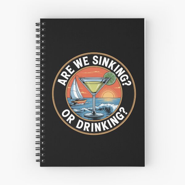 Item preview, Boating Are We Sinking or Drinking designed and sold by MinaReinger.