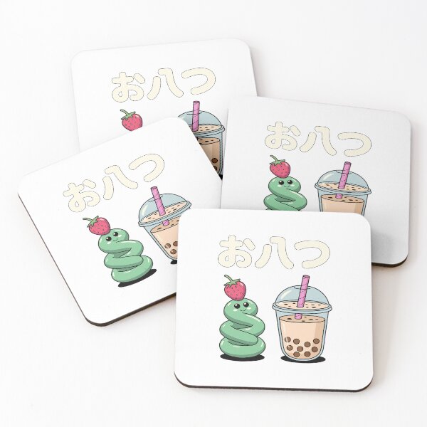 Item preview, Boba Milk Tea & Strawberry Cake designed and sold by AmparoBoyle.
